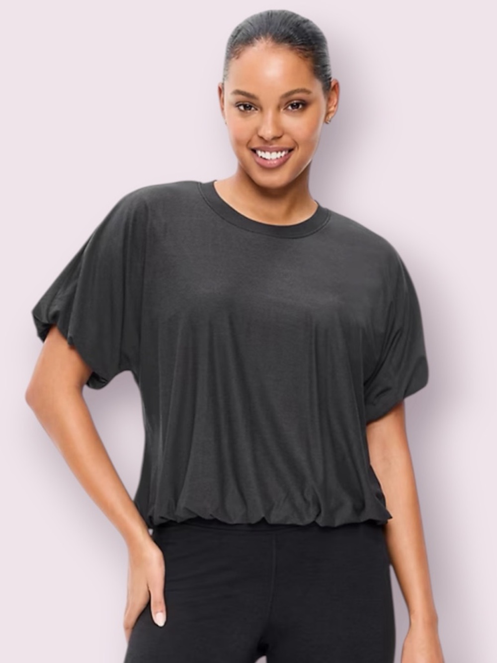 Old Navy CloudMotion Bubble Top in Black Jack